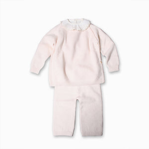 Baby Cashmere Outfit Elfenbein